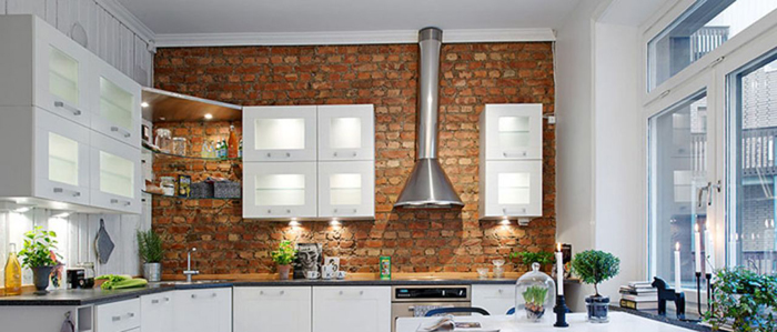 Сучасная кухонная выцяжка