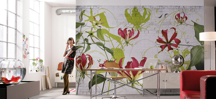 Mural in the kitchen