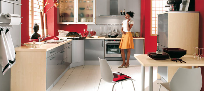 European kitchen interior