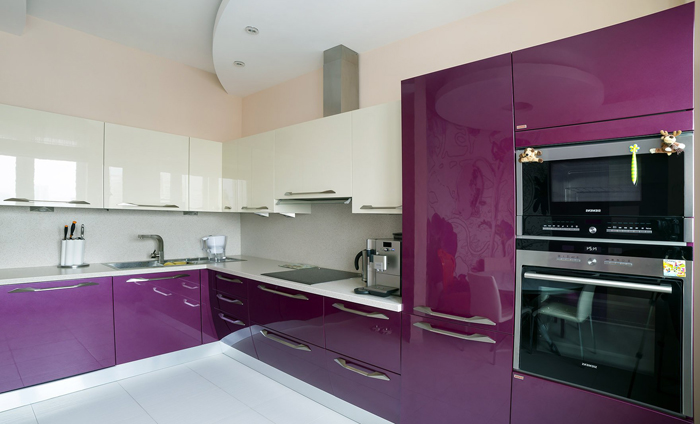 white and purple color