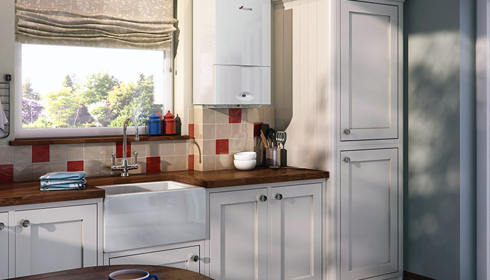 Настінний газовий котел на кухні Настенный газовый котел на кухне