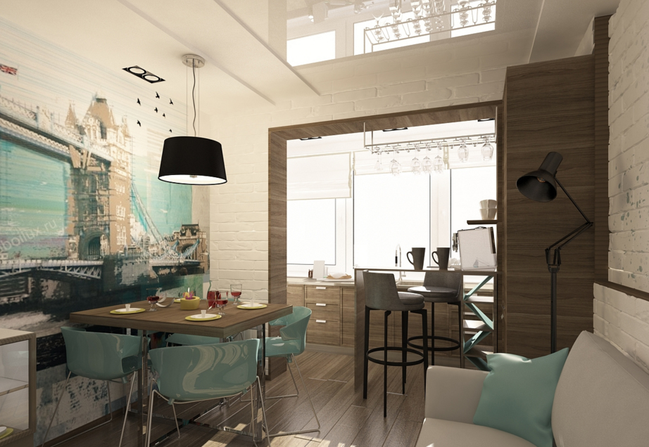 Kitchen on the loggia