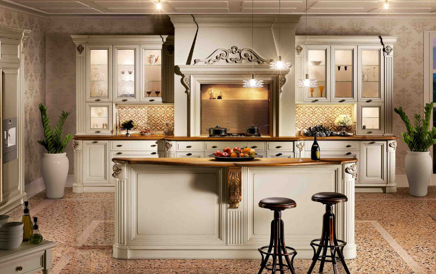 Кухня з іспанскім дызайнам