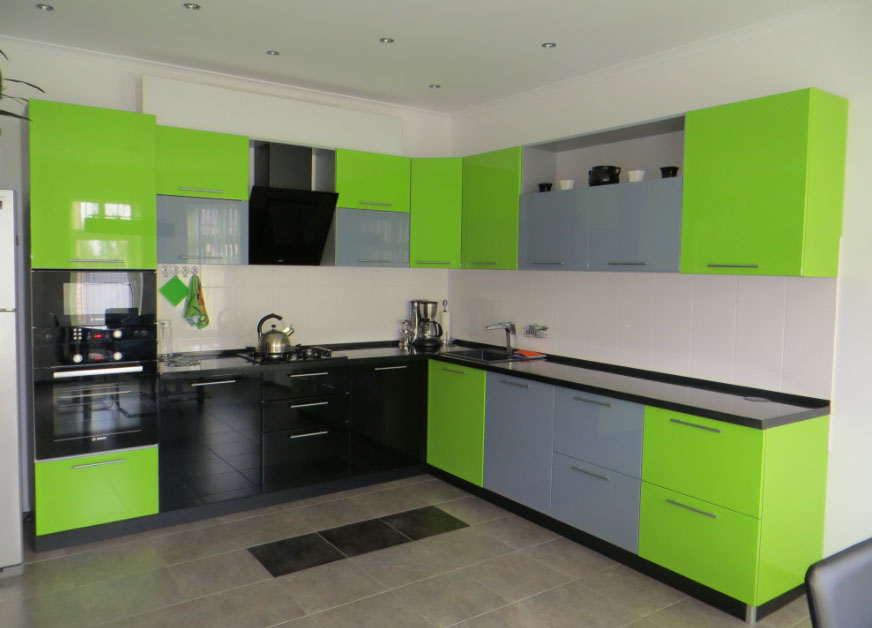 Кухонные фасады стильной кухни