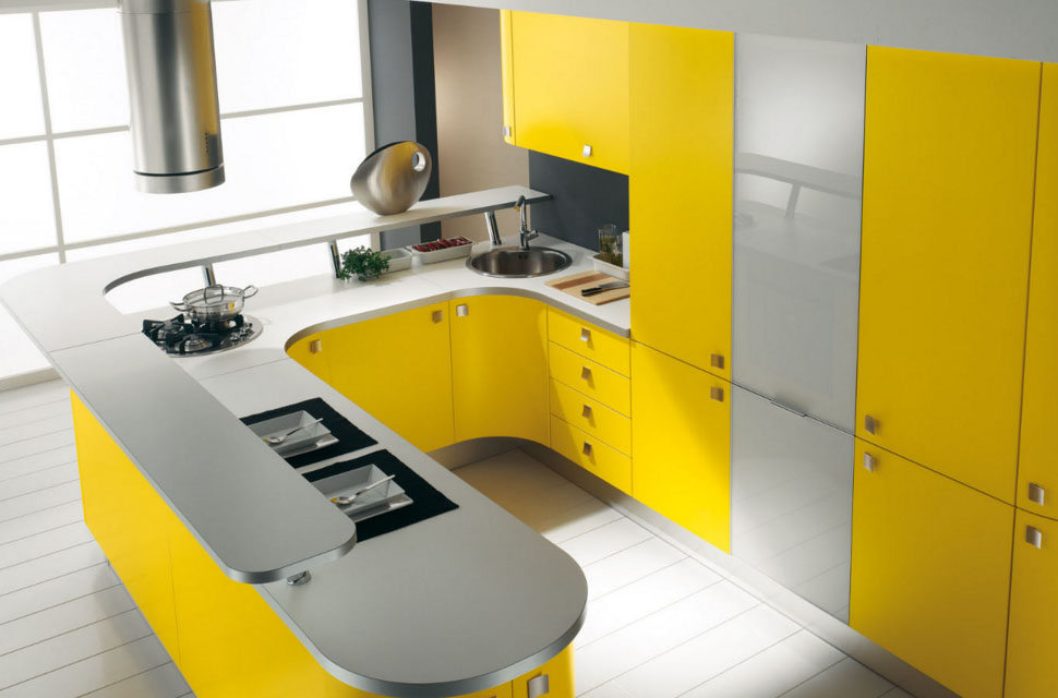 меблі жовта