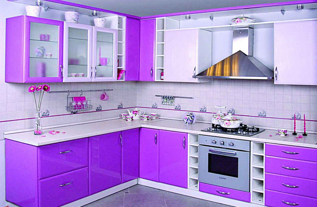 Окрашенная кухня