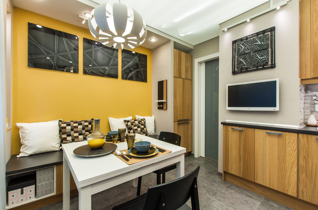 Отремонтированная кухня