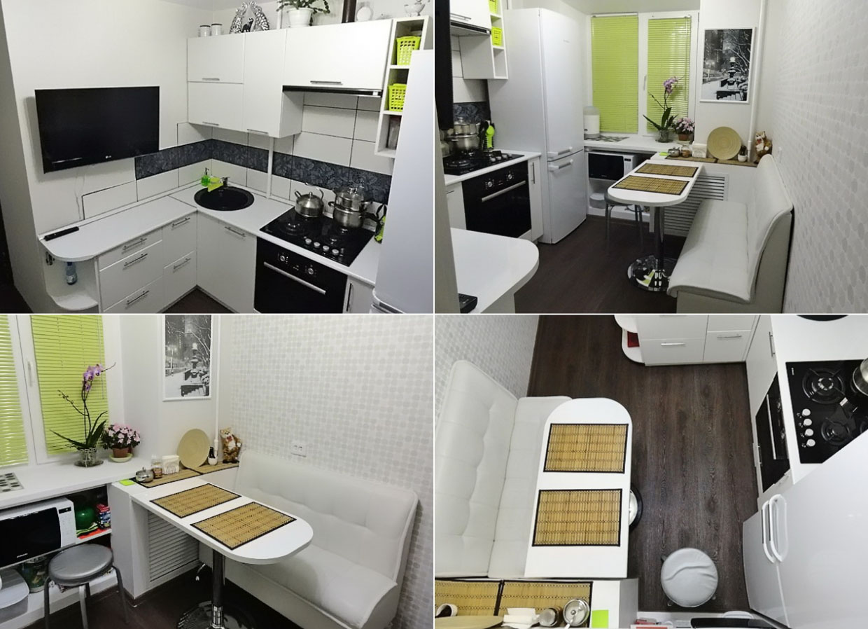 Планировка кухни 6 квадратов