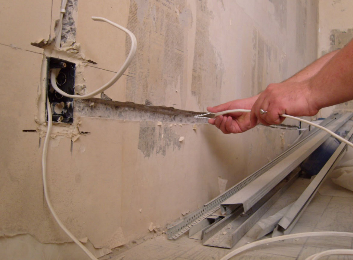 Падвод камунікацый на кухні