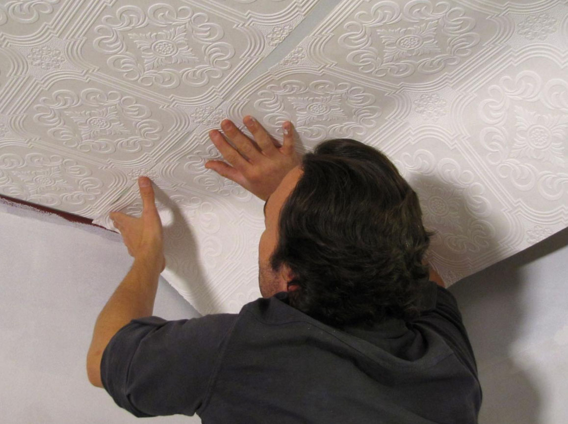 Oboev sticking to the ceiling