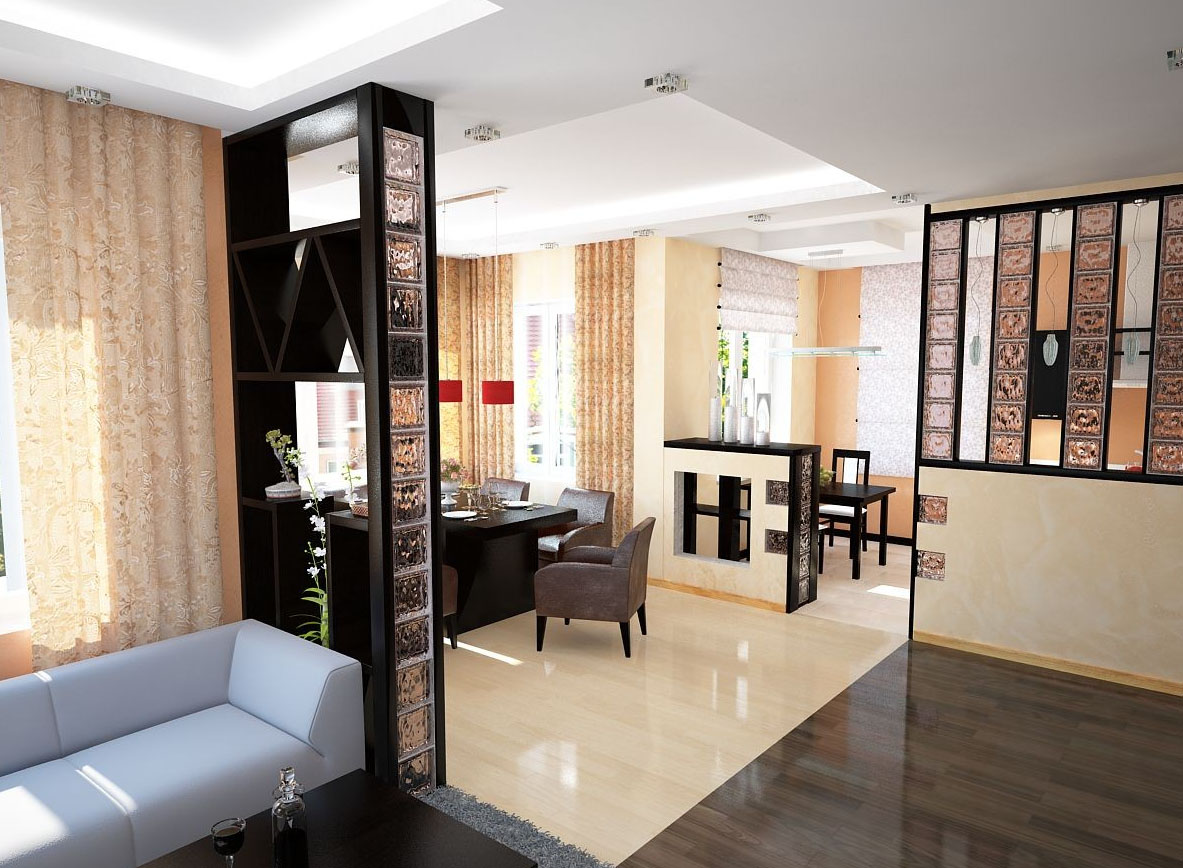 Сумяшчэнне кухні і гасцінай