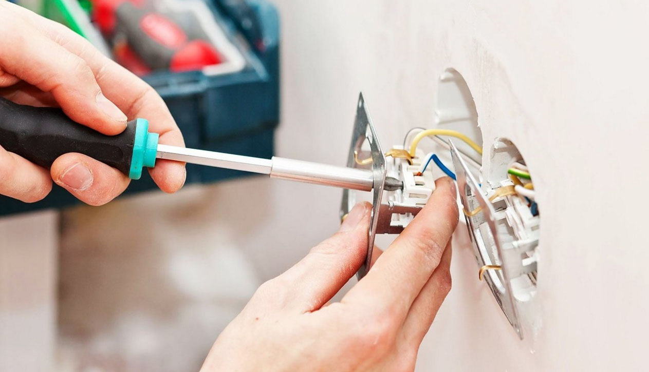 установка розетки