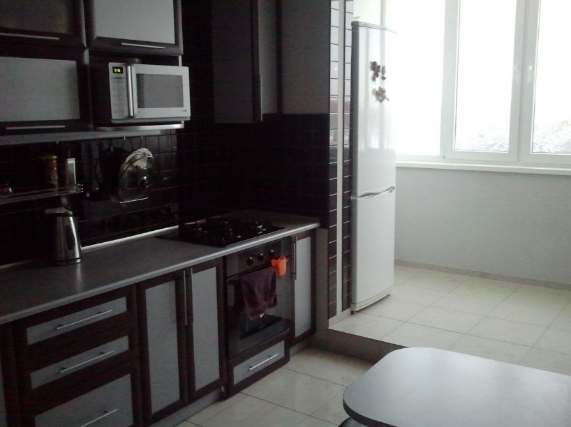 balcony in the kitchen