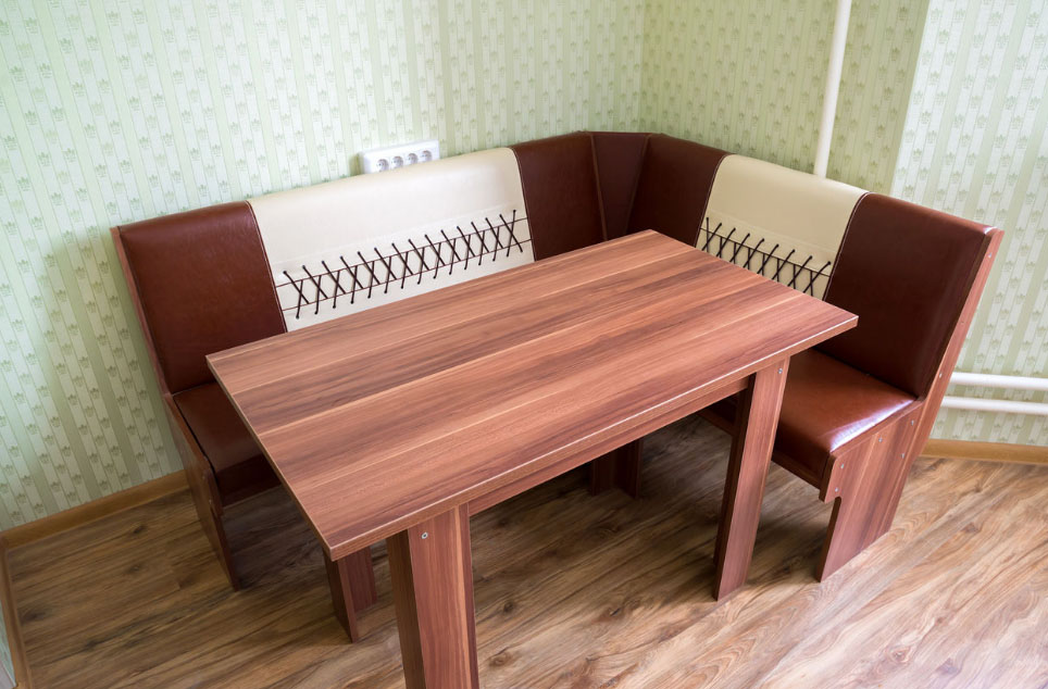 sofa in the kitchen