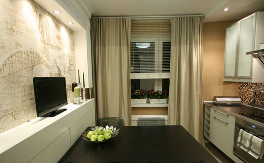 dizayn Uy oshxonalari 8 kvadrat metr