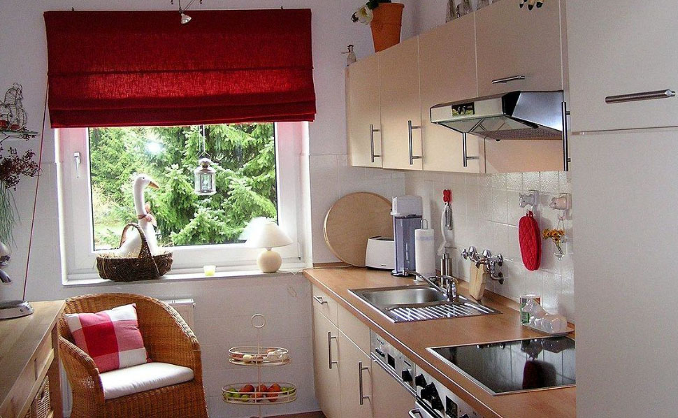 интересная кухня в хрущевке