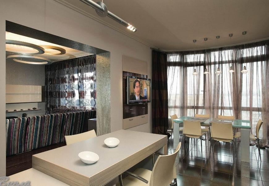 beautiful kitchen with balcony