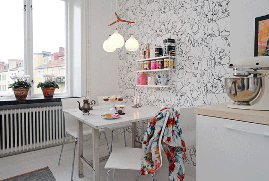 шпалеры для кухні