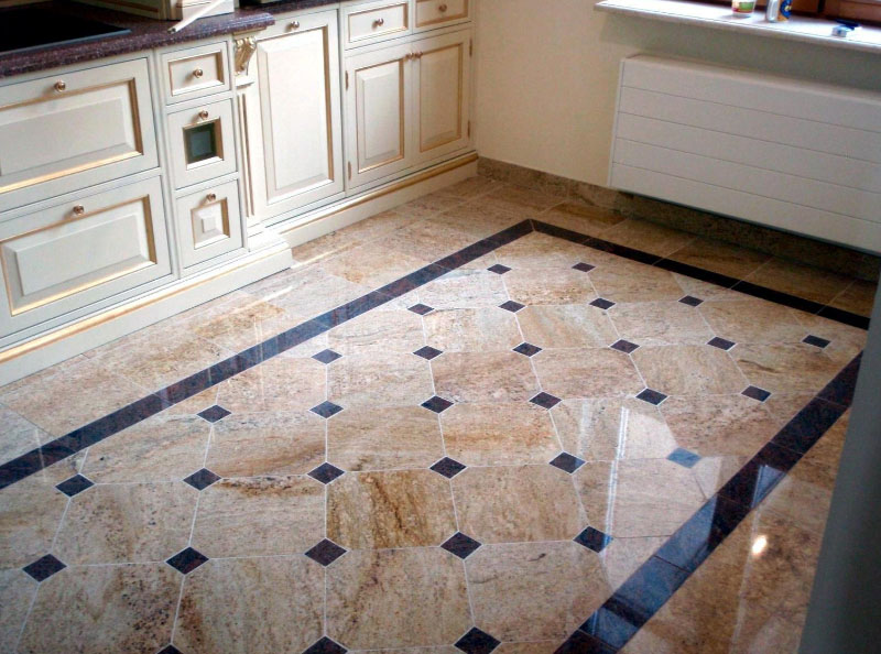 плитка для пола на кухне
