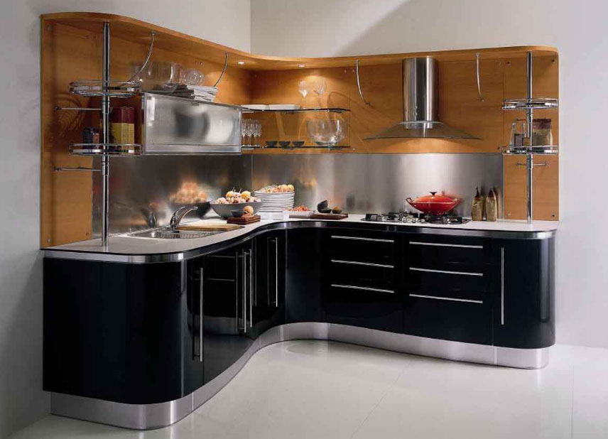 a modern kitchen