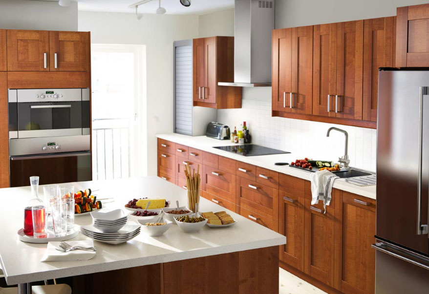 удобное планирование кухни Икеа