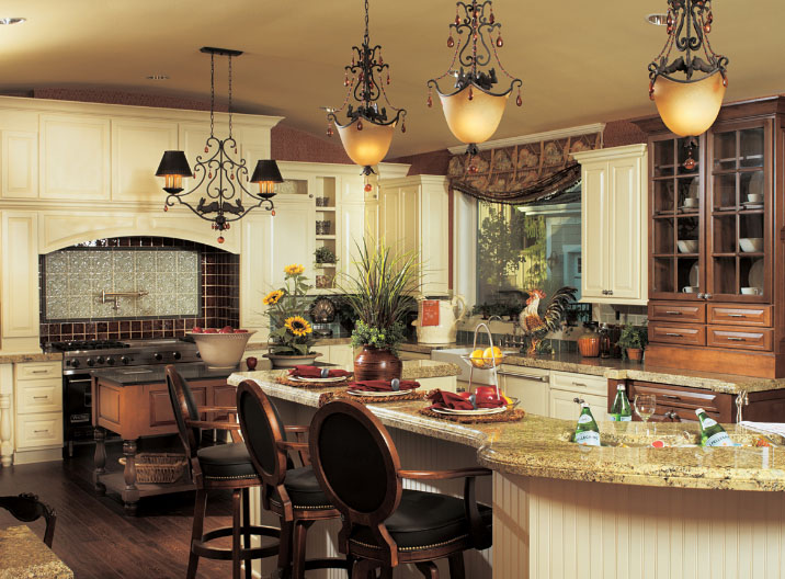 Стыль Кантры ў інтэр'еры кухні