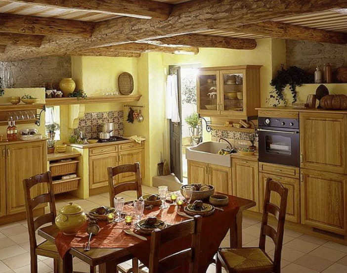 Стыль Кантры на кухні