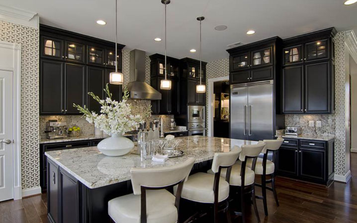 Стыль арт-дэко ў інтэр'еры кухні