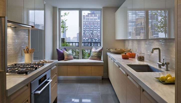 интерьер маленькой кухни