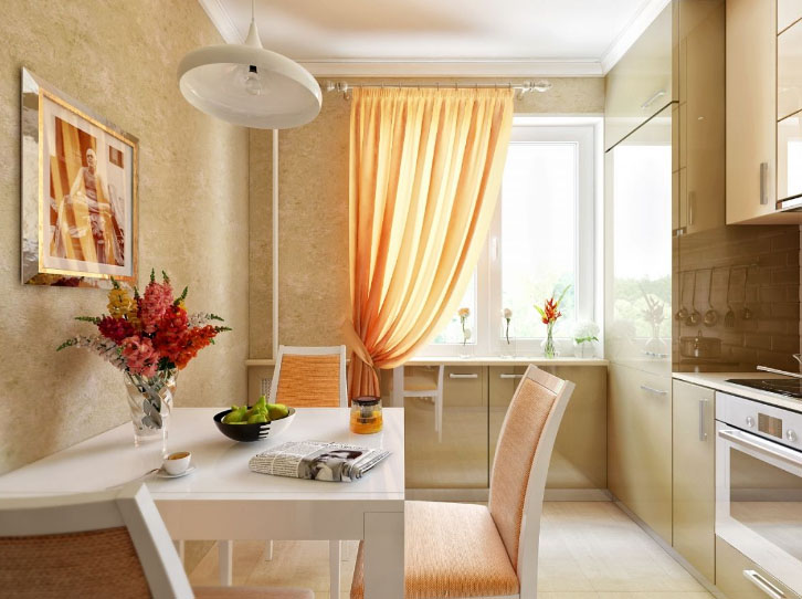 kitchen 7 squares in warm colors