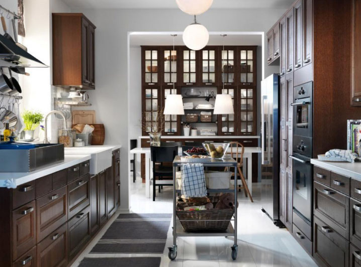 Ikea kitchen wood