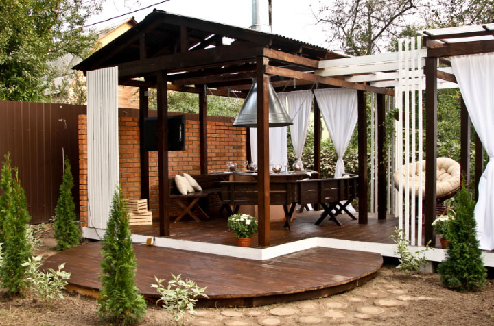 Yozgi oshxona gazebo