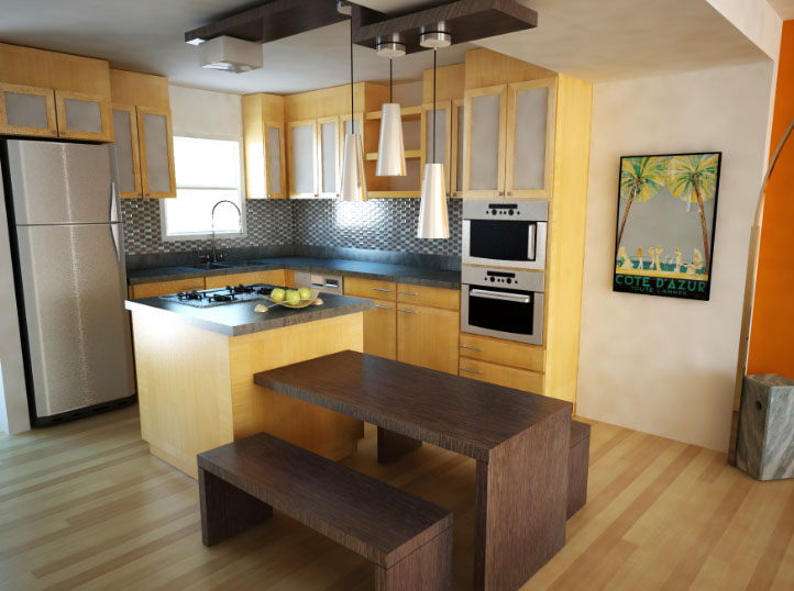 мэбля для невялікай кухні