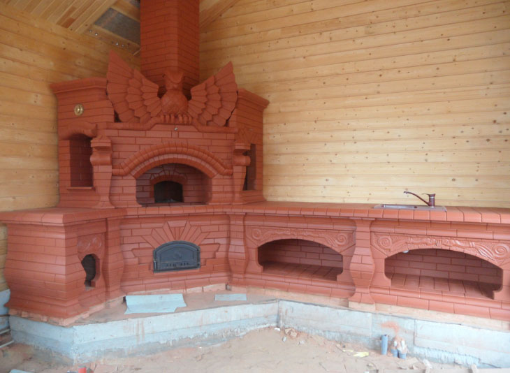 g'isht qilib rus pech