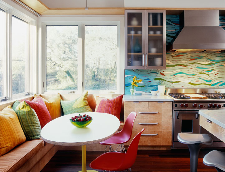 современный дизайн маленькой кухни