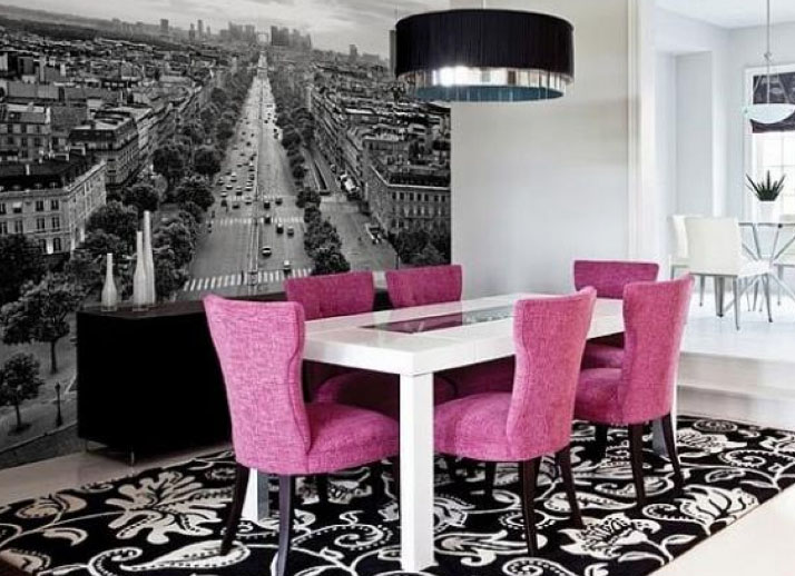 oshxona uchun qora va oq fon rasmi