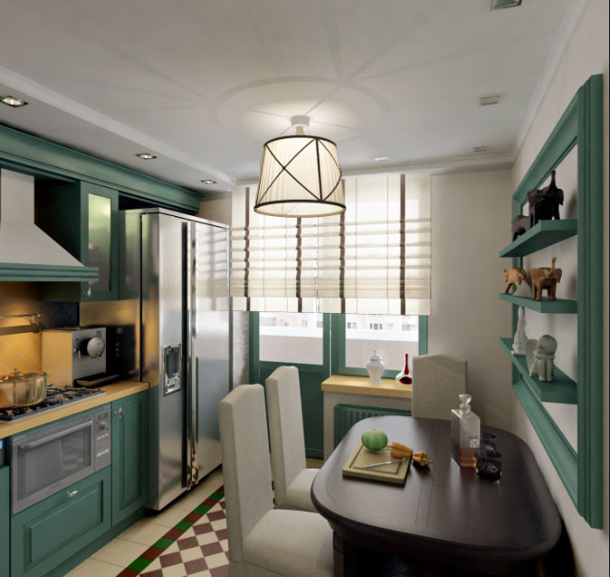 Інтер'єр малогабаритної кухні