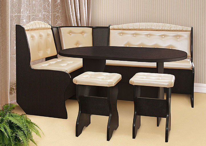 Недарагі кухонны куток