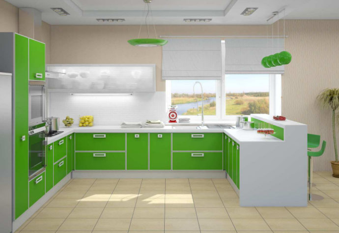Renovated kitchen always looks like new