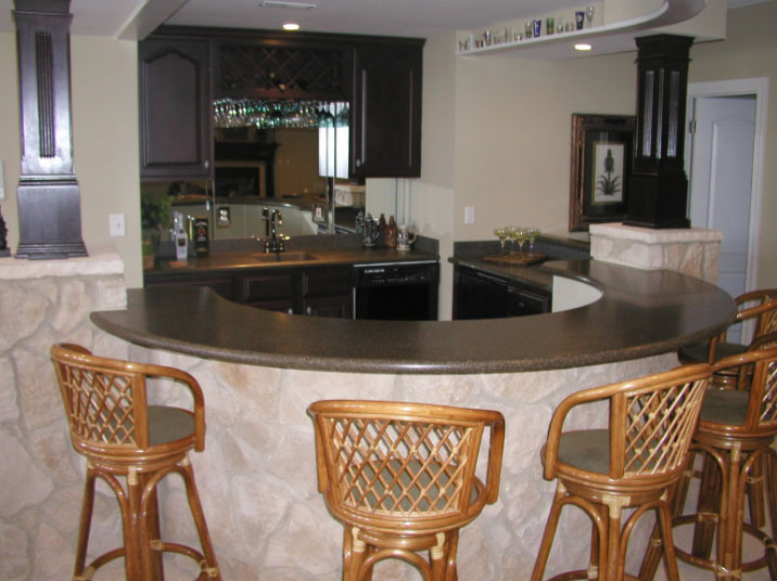 bar for large kitchen