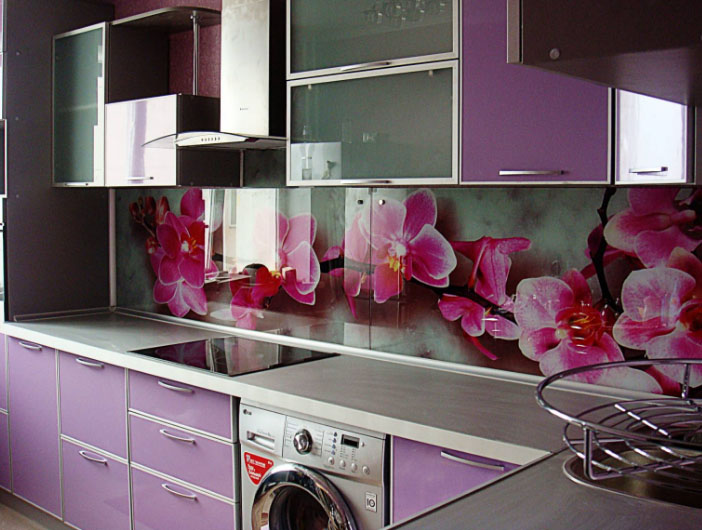 Oshxona sirenevom gul