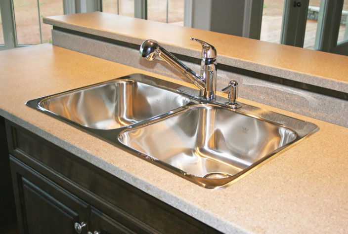 мийка з двома секціями