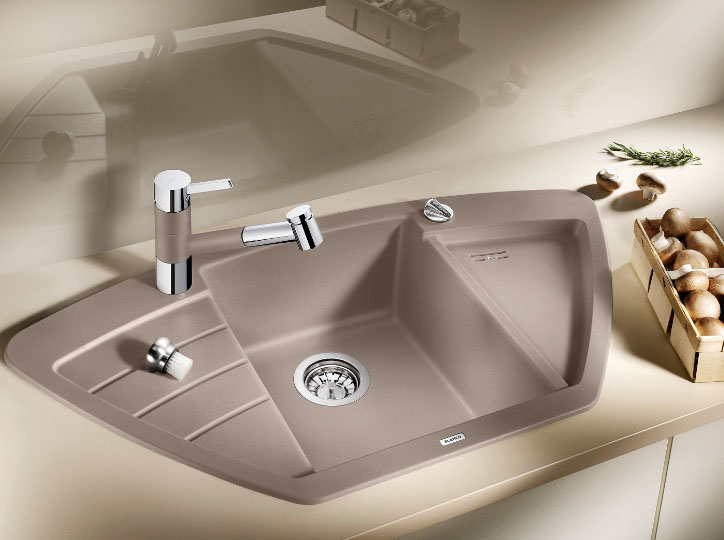 custom kitchen sink blanco
