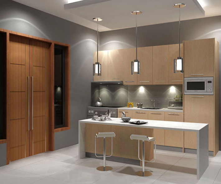 сучасная кухня ў хрушчоўцы