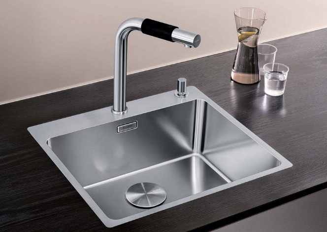stylish kitchen sink blanco