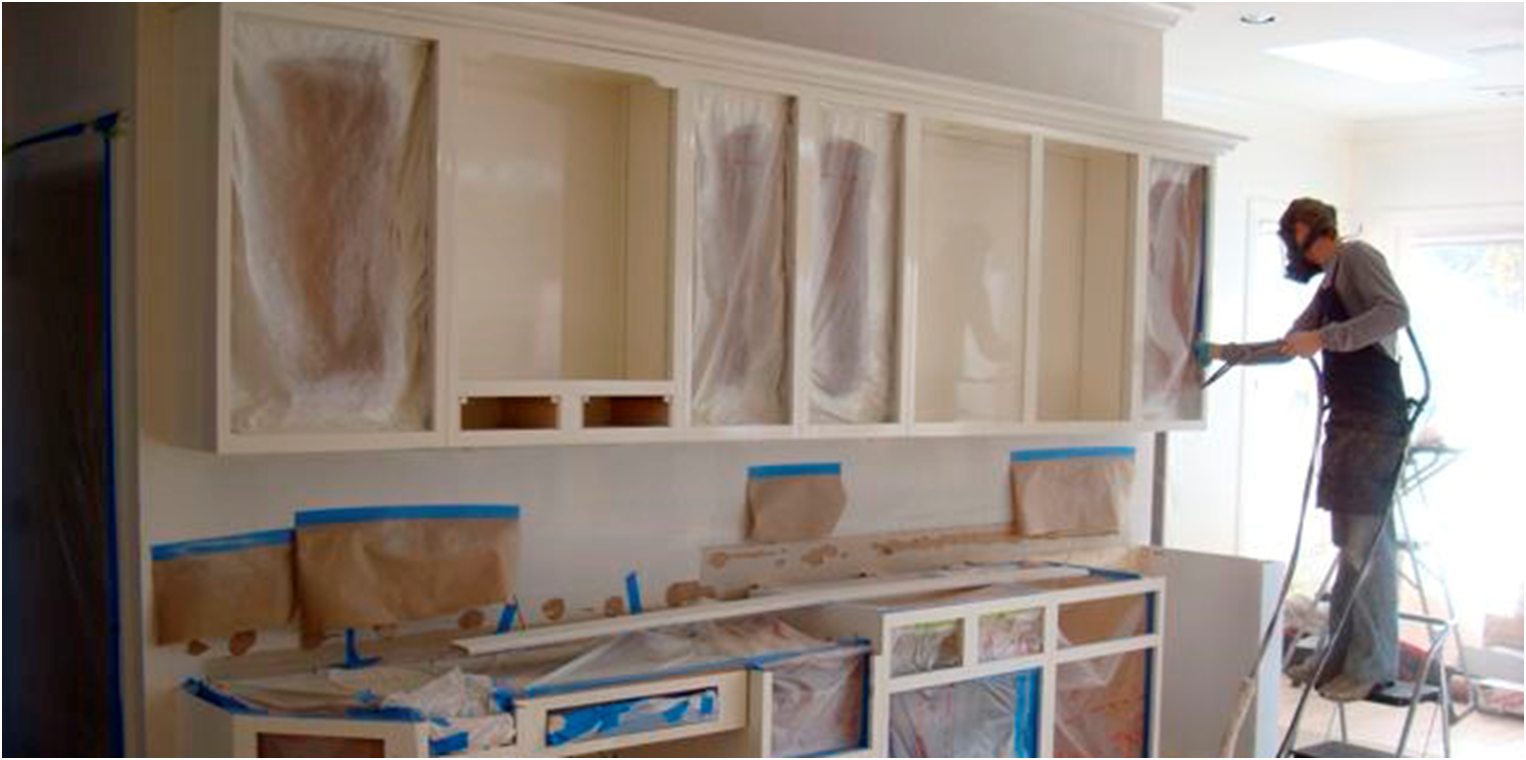 Покрасить фасады кухни из мдф своими руками в домашних