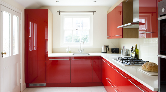 Luxury-red-kitchen