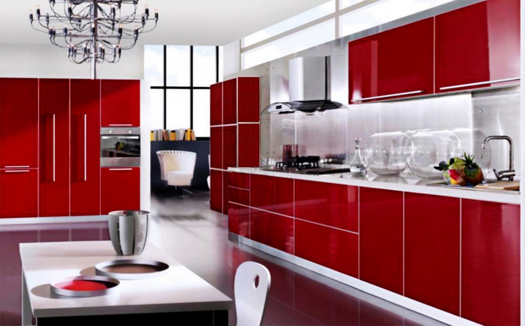 Red-Kitchen-Cabinets