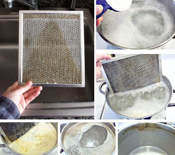 помыть вытяжку