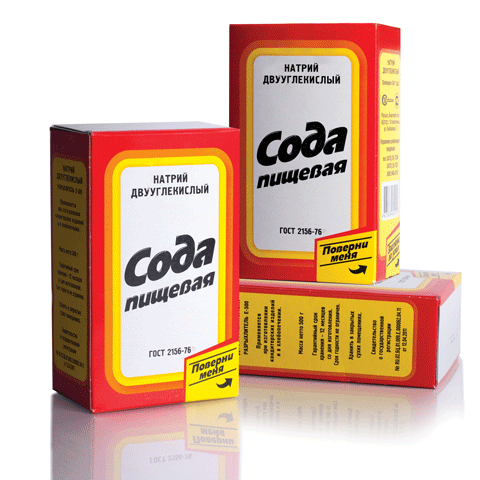 сода для чистки вытяжки